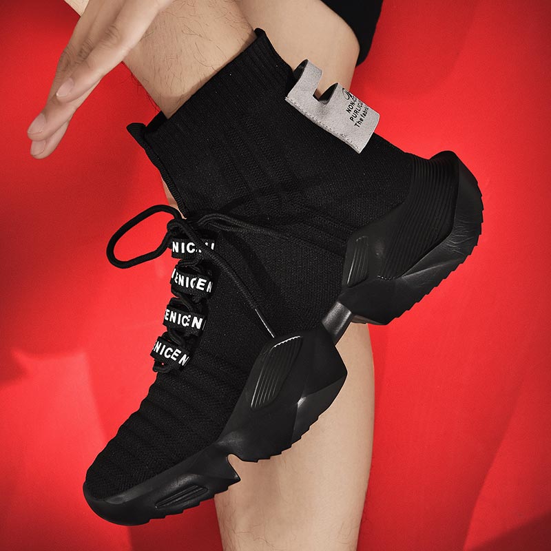 High Tech Office Room - Plus Size Hightop High-soled Men Sport