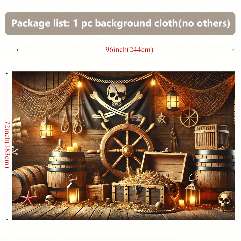 Pirate themed treasure room ba - огляд і ціна Office Tech Background
