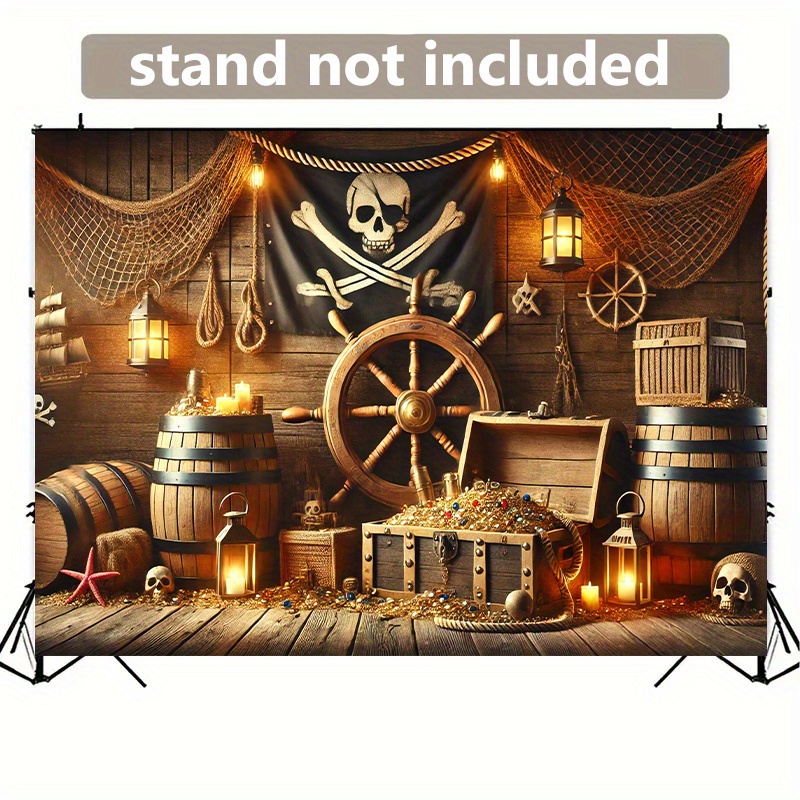 Pirate themed treasure room ba - огляд і ціна Office Tech Background