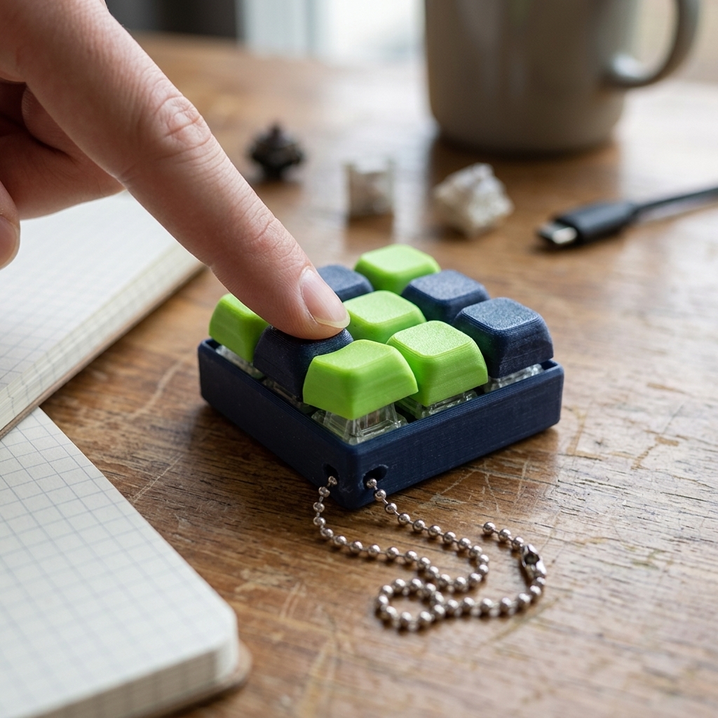 ABS Mechanical Button Keychain - огляд і ціна Office Tech