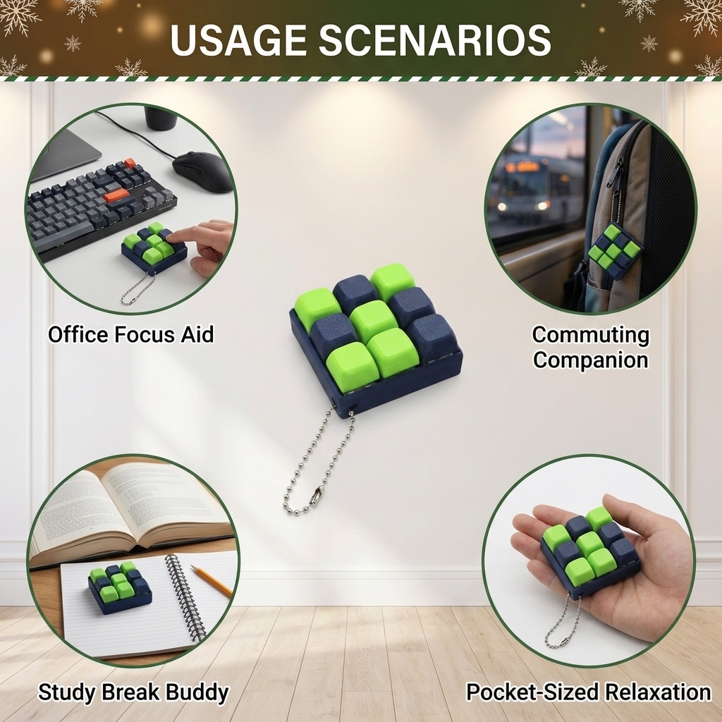 ABS Mechanical Button Keychain - огляд і ціна Office Tech